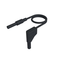 1 pcs - Hirschmann Test & Measurement 4 mm Test Probe Lead, 32A, Black, 1m Lead Length