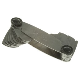 1 pcs - MikronTec Radius Gauge Metric 16 Blades 7.5mm to 15mm