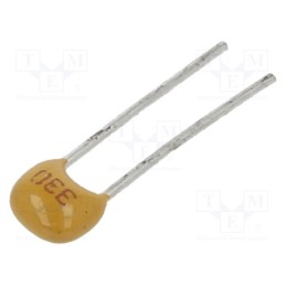 10 pcs x SR PASSIVES - CT40805N330J500F1R - Capacitor: ceramic, 33pF, 50V, C0G (NP0), ±5%, THT, 2.54mm