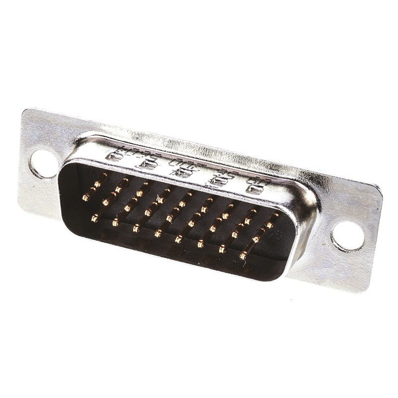 1 pcs - HARTING 26 Way Cable Mount D-sub Connector Plug, 2.29mm Pitch