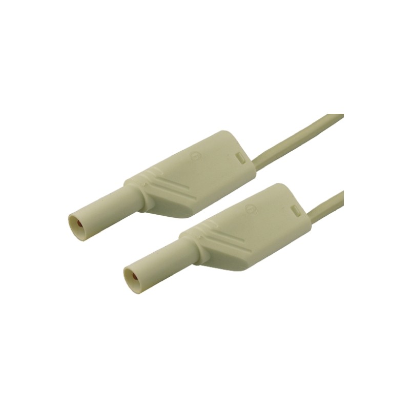 1 pcs - Hirschmann Test & Measurement, 32A, 1000V ac/dc, White, 500mm Lead Length