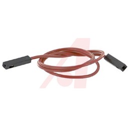 1 pcs - Mueller Electric Test lead, 3A, 300V, Red, 300mm Lead Length