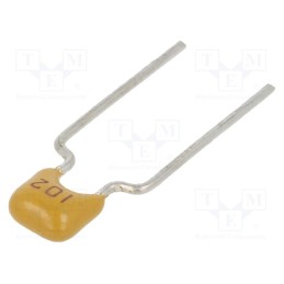 10 pcs x SR PASSIVES - CT40805B102K101F3R - Capacitor: ceramic, 1nF, 100V, X7R, ±10%, THT, 5mm