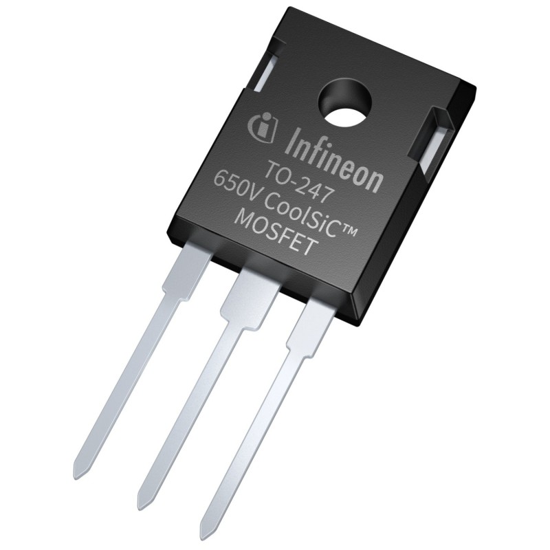 30 pcs - Silicon N-Channel MOSFET, 20 A, 650 V, 3-Pin TO-247 Infineon IMW65R107M1HXKSA1