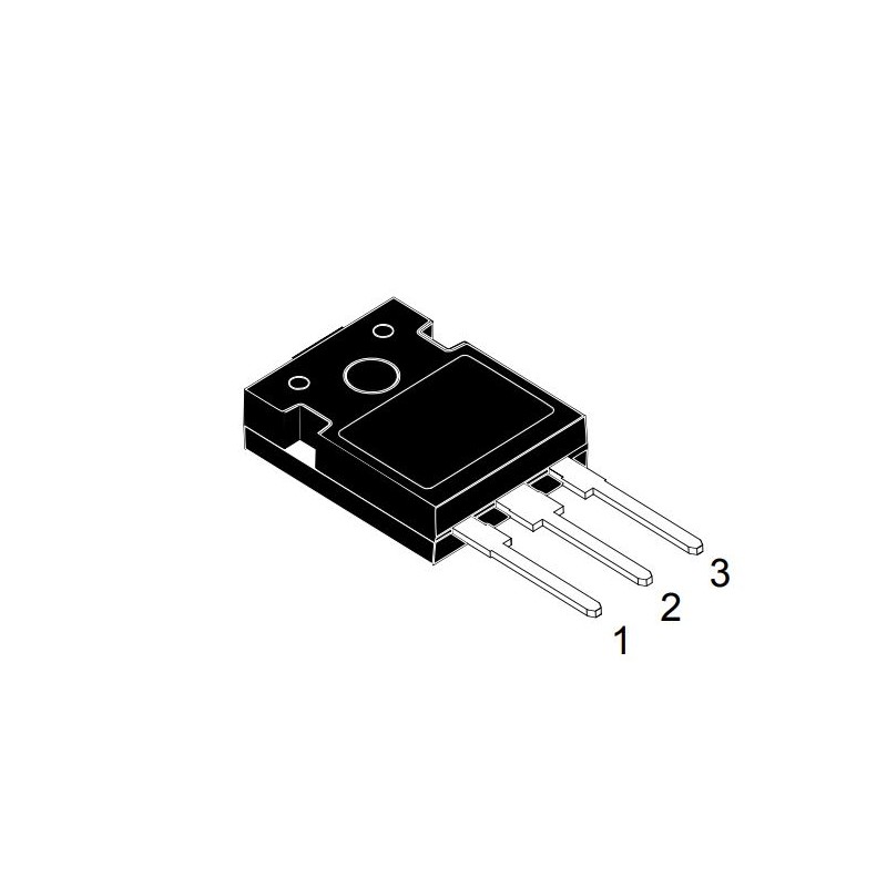 30 pcs - N-Channel MOSFET, 60 A, 1200 V, 3-Pin HiP247 STMicroelectronics SCTW60N120G2