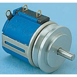 5 pcs - Bourns 1kΩ Rotary Potentiometer 10-Turns 2-Gang Bushing Mount, 3540S-TAL-102L