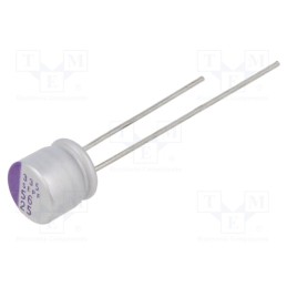 2 pcs x PANASONIC - 25SEPF56M - Capacitor: polymer, 56uF, 25VDC, SEPF, THT, ±20%, -55÷105°C, OS-CON