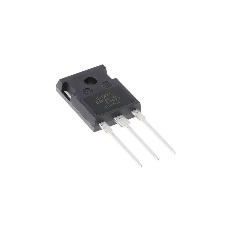 30 pcs - IXYS 1200V 28A, Dual Rectifier Diode, 3-Pin TO-247AD DSP25-12A