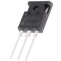 30 pcs - N-Channel MOSFET, 53 A, 650 V, 3-Pin TO-247 Infineon IPW60R070C6FKSA1