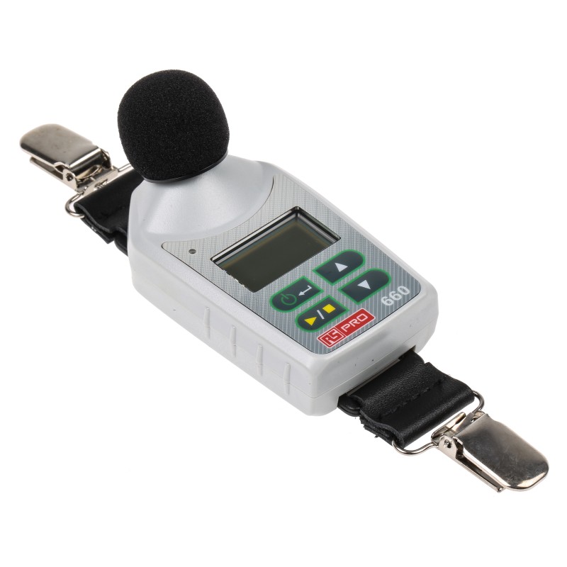 1 pcs - RS PRO RS-660 Datalogging Sound Level Meter, 70dB to 140dB, 8kHz max