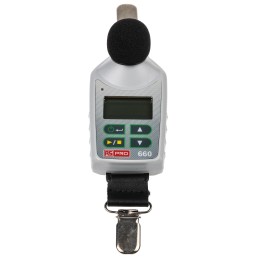 1 pcs - RS PRO RS-660 Datalogging Sound Level Meter, 70dB to 140dB, 8kHz max