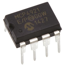 2 pcs - Microchip, DAC 12 bit- 1%FSR Serial (SPI/Microwire), 8-Pin PDIP