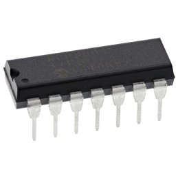 2 pcs - Microchip, Quad 10-bit- ADC 200ksps, 14-Pin PDIP