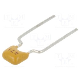 10 pcs x SR PASSIVES - CT40805B471K101F3R - Capacitor: ceramic, 470pF, 100V, X7R, ±10%, THT, 5mm