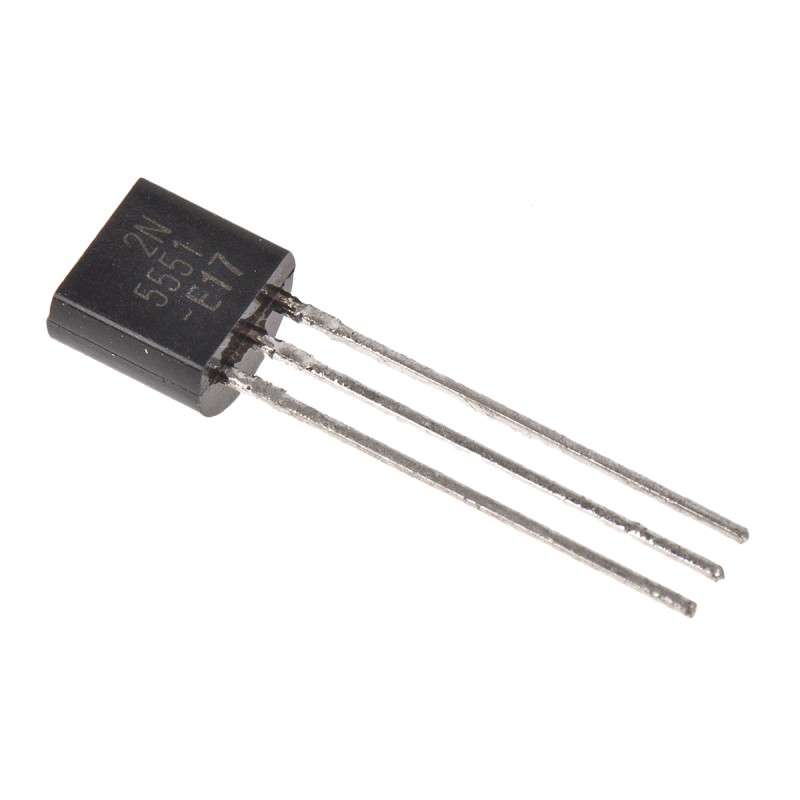 200 pcs - onsemi 2N5551BU NPN Transistor, 600 mA, 160 V, 3-Pin TO-92