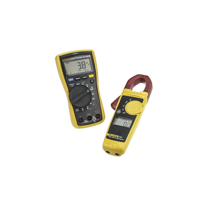 1 pcs - Fluke 117 + 323 IMSK Multimeter Kit With RS Calibration