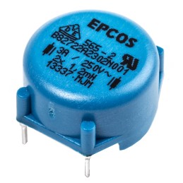 1 pcs - EPCOS 1.2 mH ±30% Ferrite Power Line Choke, 3A Idc, 56mΩ Rdc 250 V ac, B82721A