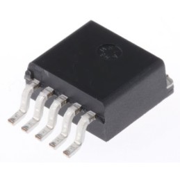 5 pcs - onsemi LM2575D2T-ADJG, 1 Buck Boost Switching, Switching Regulator 1A, 37 V, 63 kHz 5-Pin, D2PAK