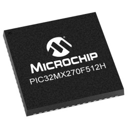 40 pcs - Microchip PIC32MX270F512H-I/MR PIC Microcontroller, PIC32MX, 64-Pin QFN