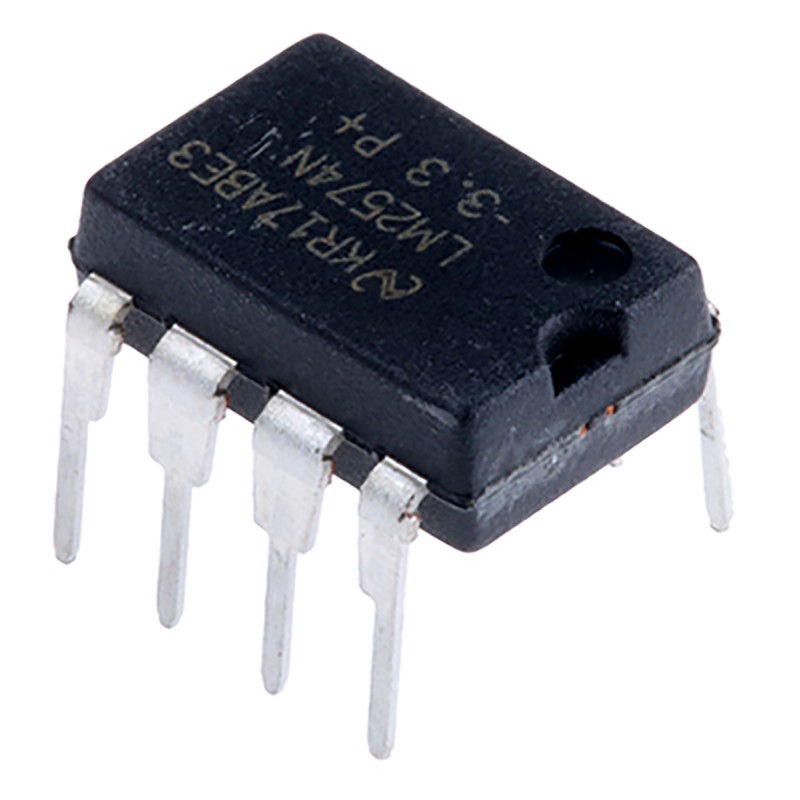 5 pcs - Texas Instruments LM2574N-3.3/NOPB, 1-Channel, Step Down DC-DC Converter 8-Pin, PDIP