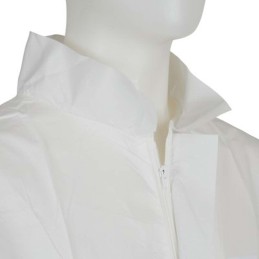 1 pcs - 3M White Unisex Visitor Coat, S