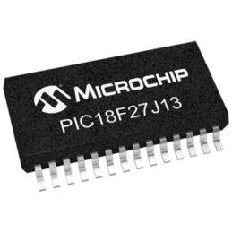 47 pcs - Microchip PIC18F27J13-I/SS, 8bit PIC Microcontroller, PIC18F, 48MHz, 128 kB Flash, 28-Pin SSOP