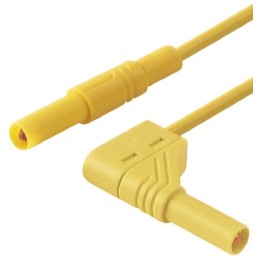 1 pcs - Hirschmann Test & Measurement, 32A, 1000V ac/dc, Yellow, 1m Lead Length