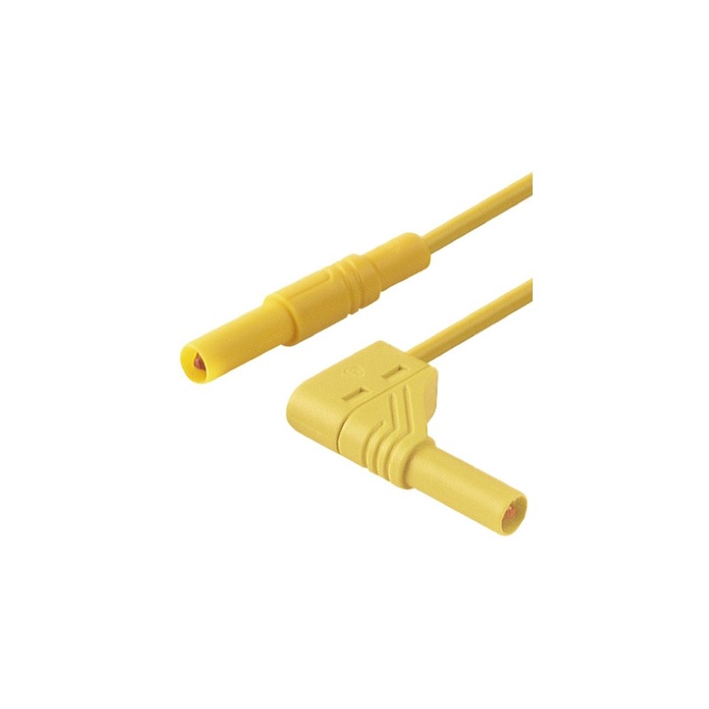 1 pcs - Hirschmann Test & Measurement, 32A, 1000V ac/dc, Yellow, 1m Lead Length