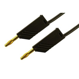 1 pcs - Hirschmann Test & Measurement, 32A, 30 V ac, 60V dc, Black, 250mm Lead Length