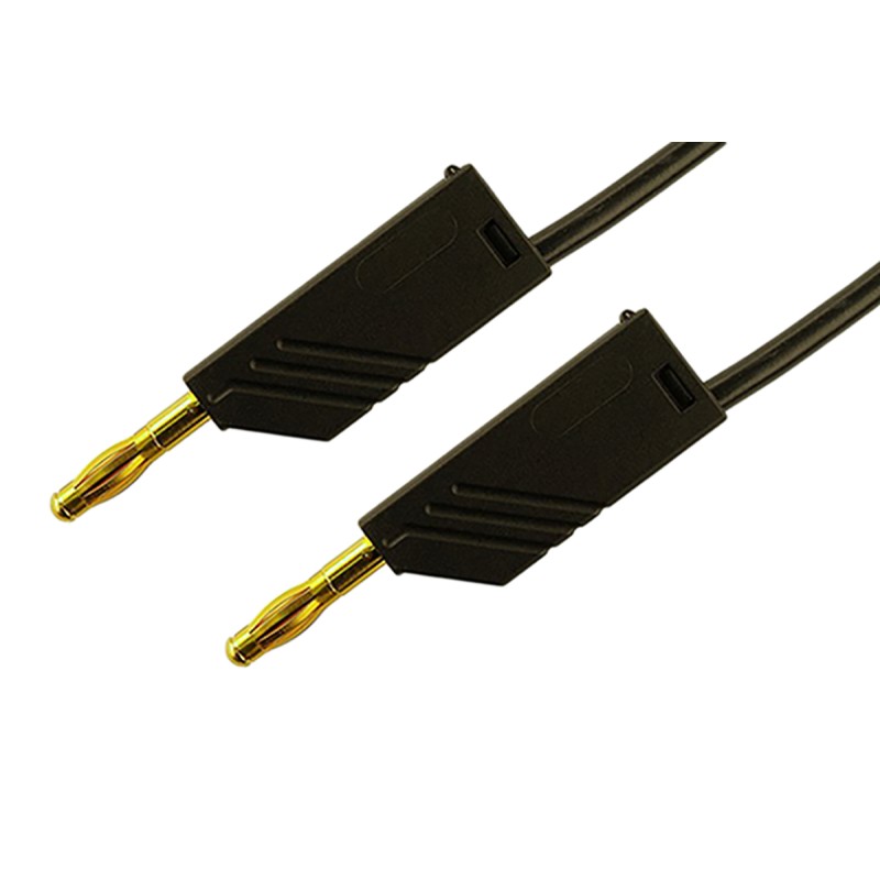 1 pcs - Hirschmann Test & Measurement, 32A, 30 V ac, 60V dc, Black, 250mm Lead Length