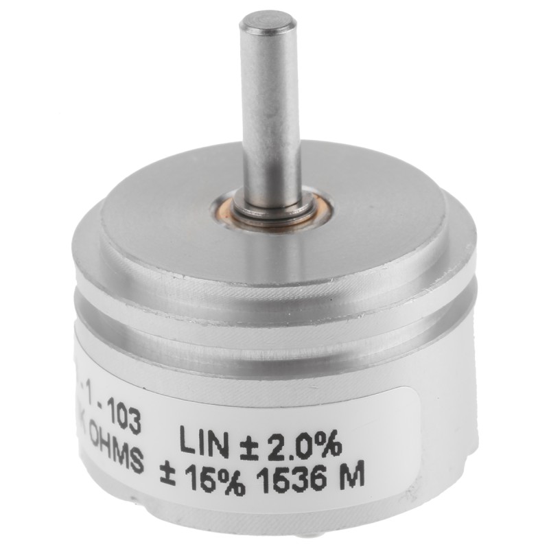 10 pcs - Bourns 10kΩ Rotary Potentiometer 1-Gang Servo Mount, 6539S-1-103