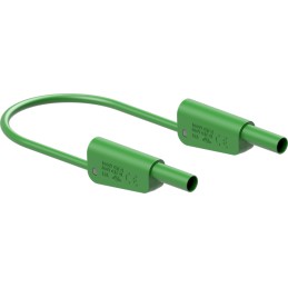 1 pcs - Staubli Test lead, 19A, 1kV, Green, 1m Lead Length