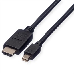 1 pcs - Roline Male DisplayPort to Male HDMI Display Port Cable, 1920 x 1200, 1.5m
