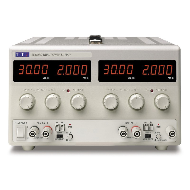 1 pcs - Aim-TTi EL-R Series Digital Bench Power Supply, 0 - 30V, 0 - 2A, 2-Output, 120W - RS Calibrated