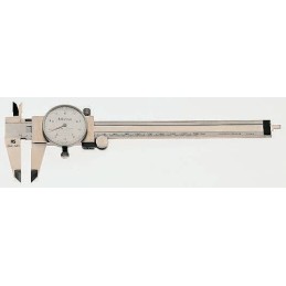 1 pcs - Mitutoyo 150mm, 6in Dial Caliper Caliper 0.02 mm Resolution, Imperial, Metric With UKAS Calibration