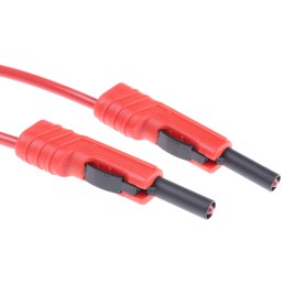 1 pcs - Hirschmann Test & Measurement Test lead, 16A, 60V dc, Red, 500mm Lead Length