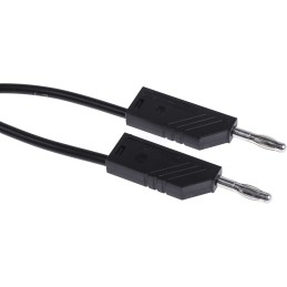 1 pcs - Hirschmann Test & Measurement, 16A, 60V dc, Black, 2m Lead Length