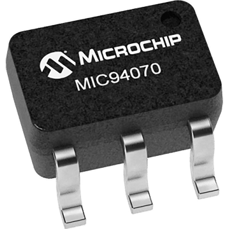 25 pcs - Microchip MIC94070YC6-TR, 1High Side, Load Power Switch IC 6-Pin, SC-70