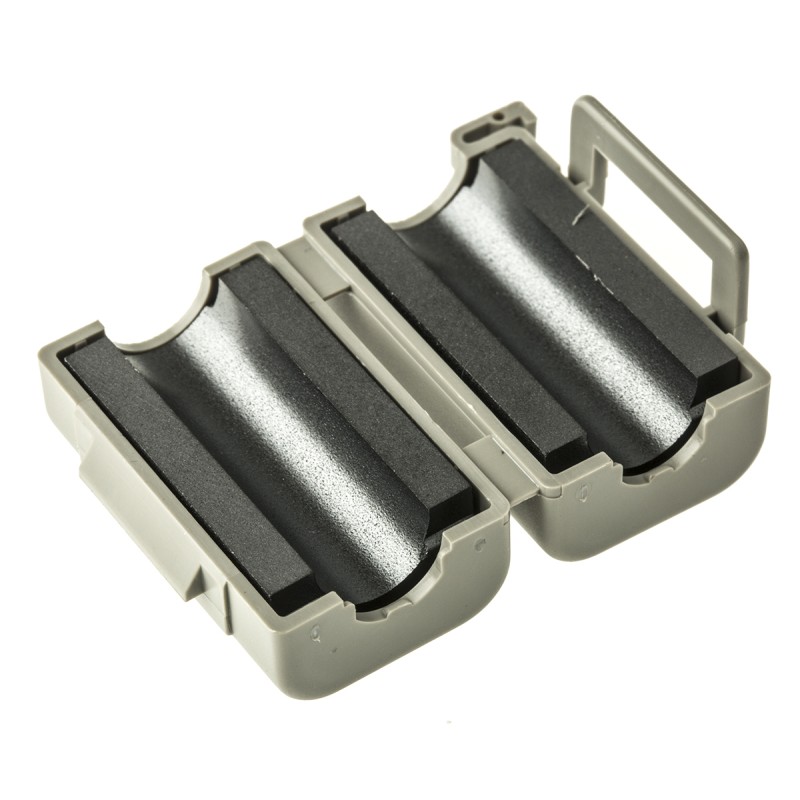 1 pcs - Essentra Openable Ferrite Sleeve, 19 x 20.8mm, For EMI Suppression, Apertures: 1, Diameter 8.5mm