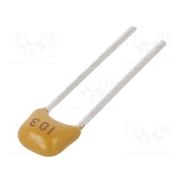 10 pcs x SR PASSIVES - CT40805B103K101F1R - Capacitor: ceramic, 10nF, 100V, X7R, ±10%, THT, 2.5mm