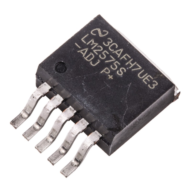 5 pcs - Texas Instruments, LM2575S-ADJ/NOPB Step-Down Switching Regulator, 1-Channel 1A Adjustable 5-Pin, D2PAK
