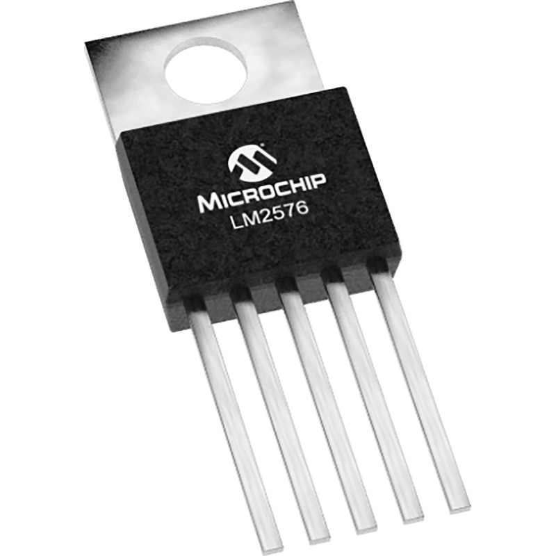 5 pcs - Microchip, LM2576WT Adjustable Switching Regulator, 1-Channel 3A Adjustable 5-Pin, TO-220