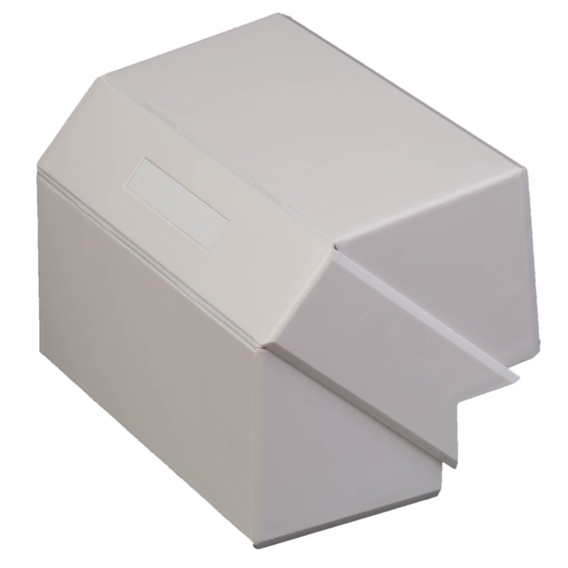 1 pcs - RS PRO PVC Cable Trunking External Cover, 90 x 60mm