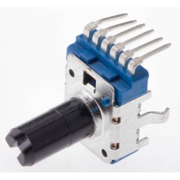 10 pcs - Bourns 50kΩ Rotary Potentiometer 2-Gang Through Hole, PTV112-4420A-B503