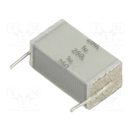 2 pcs x EPCOS - B32562J3105K000 - Capacitor: polyethylene, 1uF, 16.5x9.3x7mm, THT, ±10%, 15mm, 250VDC