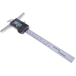 1 pcs - RS PRO 150mm Imperial & Metric Depth Gauge, Stainless Steel