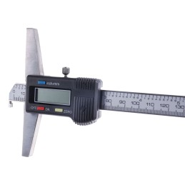 1 pcs - RS PRO 150mm Imperial & Metric Depth Gauge, Stainless Steel