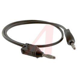 1 pcs - Mueller Electric, 20A, 3kV, Black, 500mm Lead Length