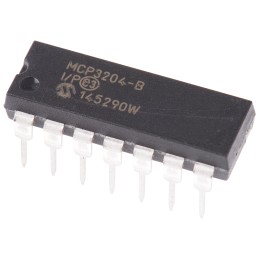 5 pcs - Microchip, Quad 12-bit- ADC 100ksps, 14-Pin PDIP