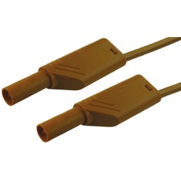 1 pcs - Hirschmann Test & Measurement, 32A, 1000V ac/dc, Brown, 500mm Lead Length